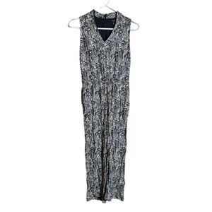 Talbots Petites Black and White Pantsuit size 2P